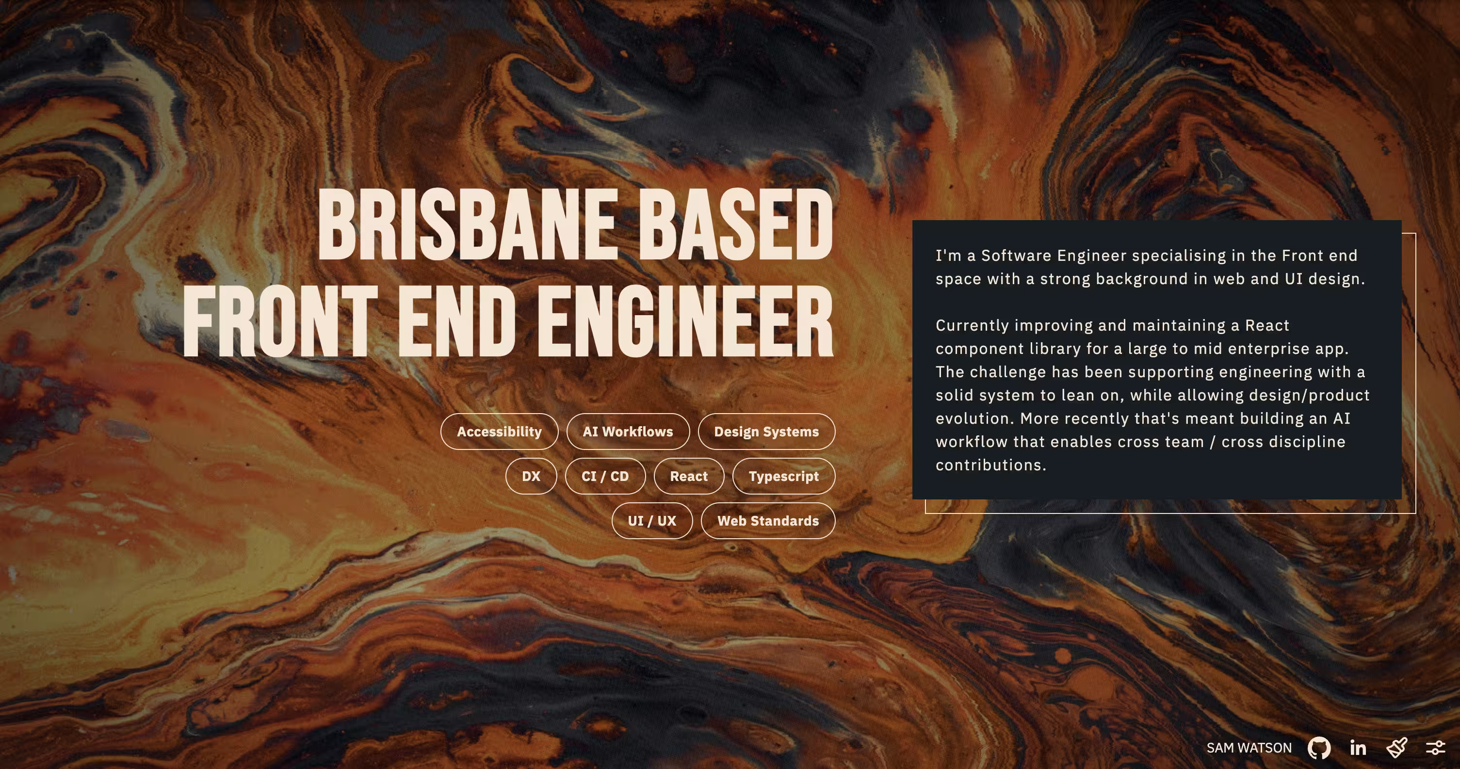 This site in its own design